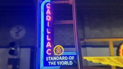 Cadillac Neon Sign