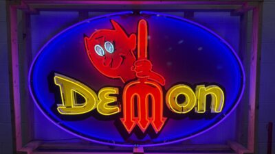 Demon Neon Sign