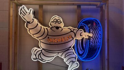 Michelin Man Tin Neon Sign