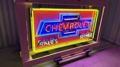 Neon Chevrolet Sign